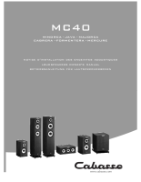 Cabasse MC-40-CABRERA-JAVA-MAJORCA-MERCURE-MINORCA-FORMENTERA - Owners Manual 